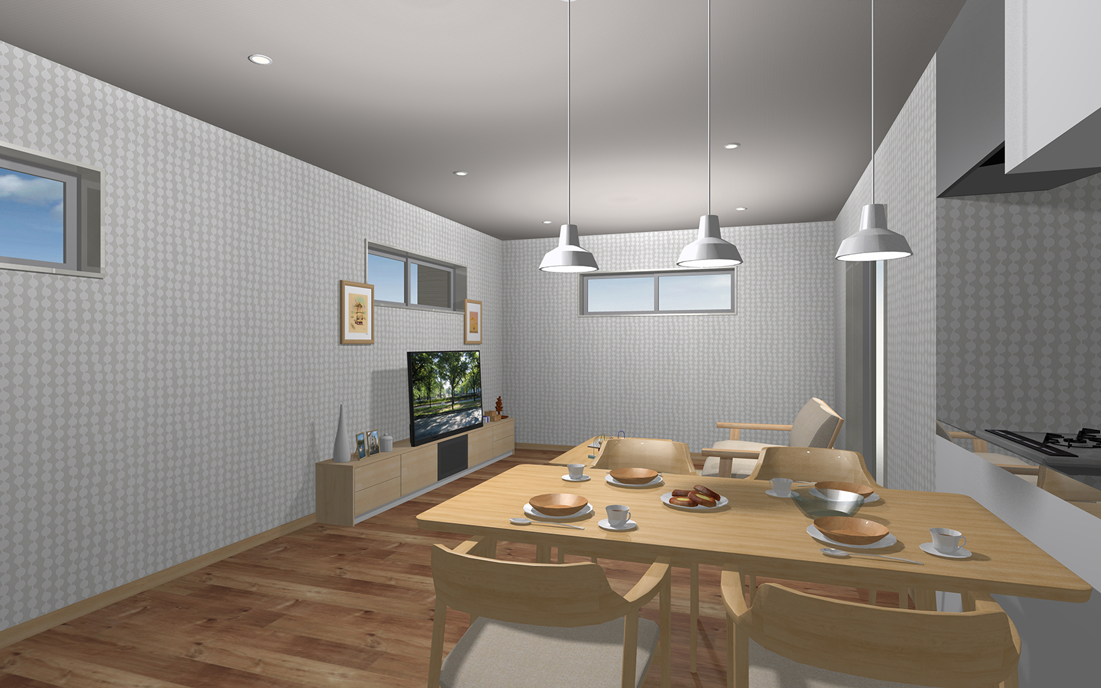 プラン　ファミリア3LD内観イメージ