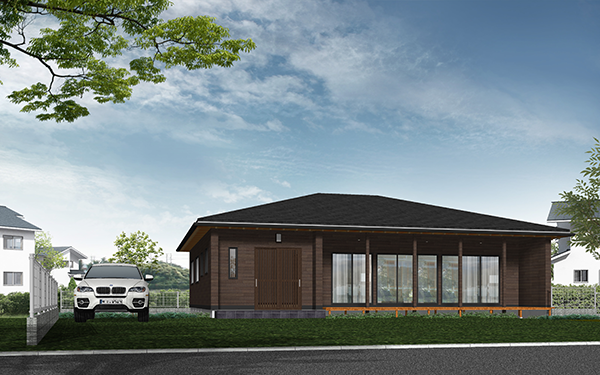 プラン　ファミリア　フラット外観イメージ