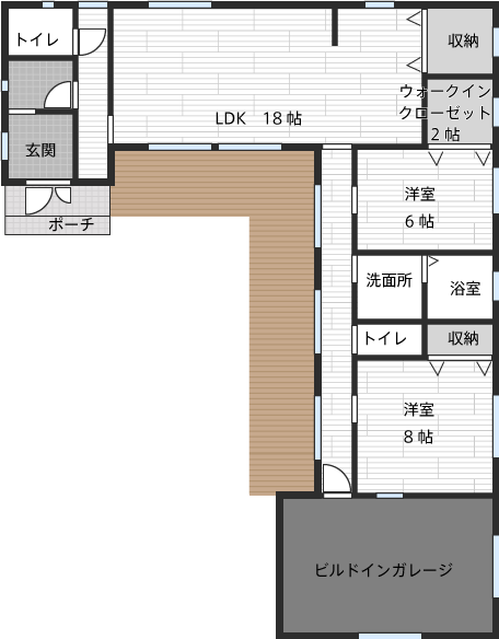 プラン　ファミリア　l間取り図