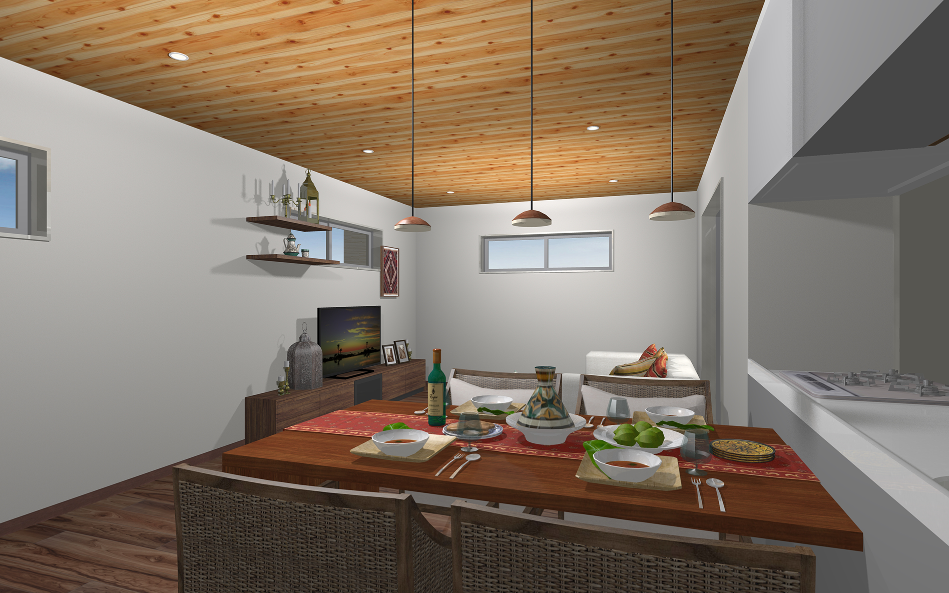 プラン　ファミリアLDK内観イメージ